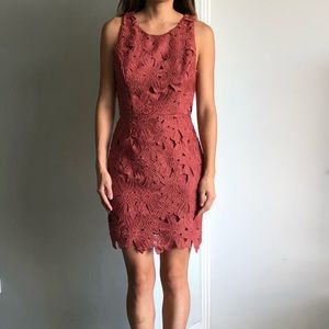 XS ASTR appliqué mini dress